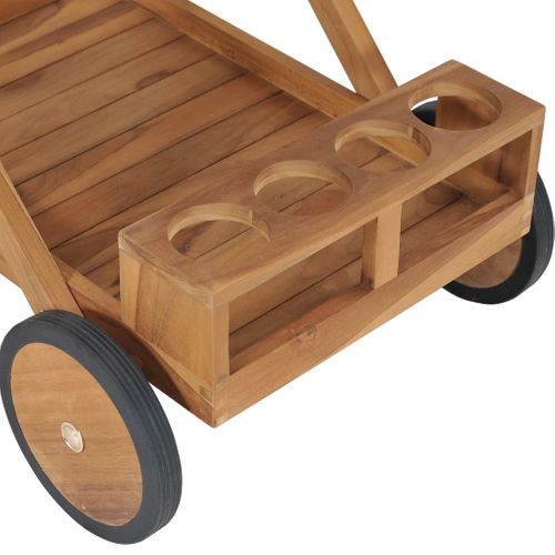 Chariot à Thé Bois De Teck Solide