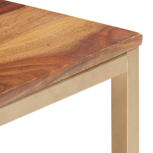 Table D'appoint 60x60x40 Cm Bois Massif