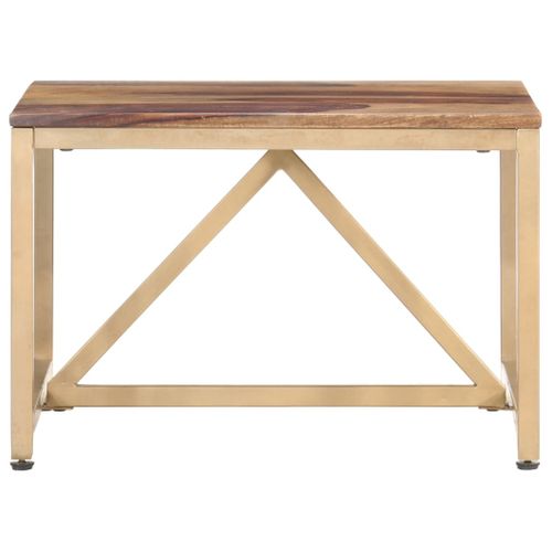 Table D'appoint 60x60x40 Cm Bois Massif