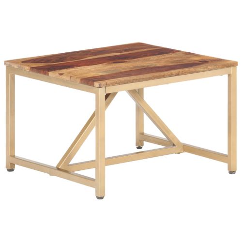 Table D'appoint 60x60x40 Cm Bois Massif