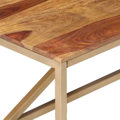 Table D'appoint 60x60x40 Cm Bois Massif