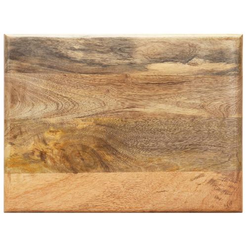 Porte-revues 40x30x50 Cm Bois De Manguier Solide Et Acier