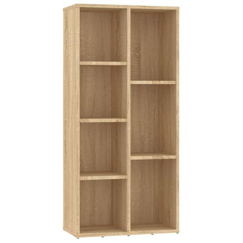 Bibliothèque Chêne Sonoma 50x25x106 Cm Bois D’ingénierie