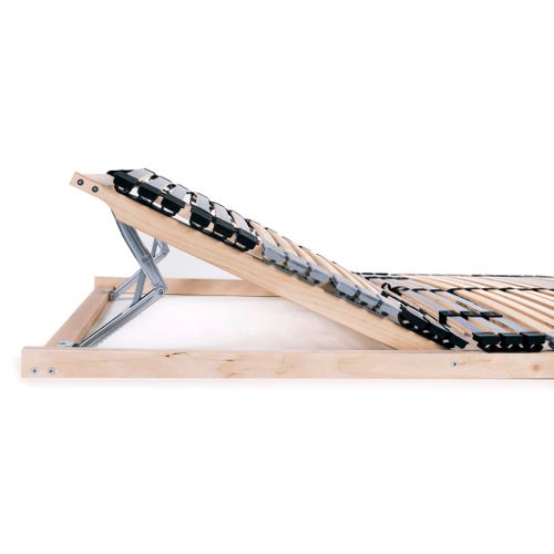 Sommiers à Lattes 2 Pièces Avec 42 Lattes 7 Zones 80x200 Cm