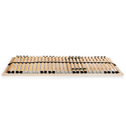 Sommiers à Lattes 2 Pièces Avec 28 Lattes 7 Zones 90x200 Cm