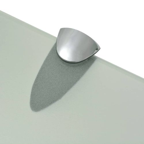 Étagères Murales 2 Pièces Verre 80 X 10 Cm 8 Mm