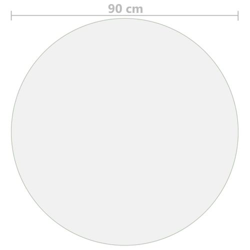 Protecteur De Table Mat Ø 90 Cm 2 Mm Pvc