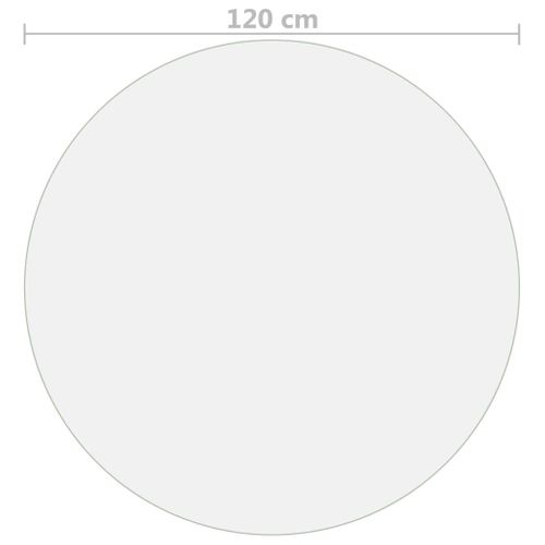 Protecteur De Table Mat Ø 120 Cm 1,6 Mm Pvc