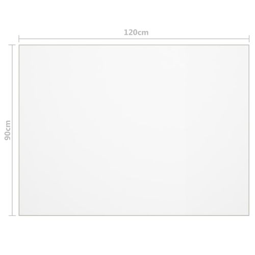 Protecteur De Table Mat 120x90 Cm 1,6 Mm Pvc
