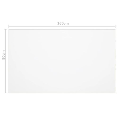 Protecteur De Table Transparent 160x90 Cm 1,6 Mm Pvc