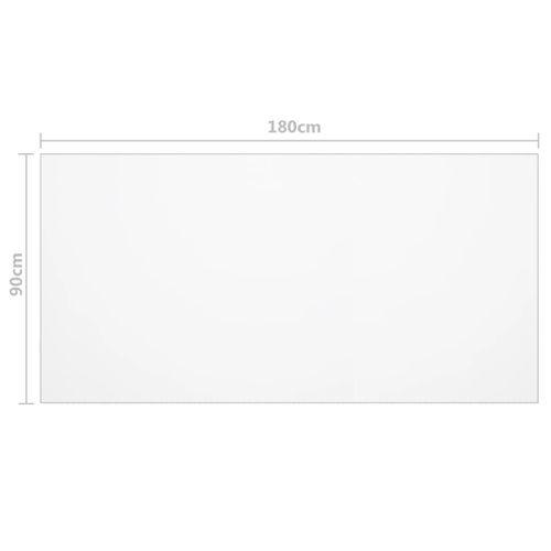 Protecteur De Table Mat 180x90 Cm 1,6 Mm Pvc