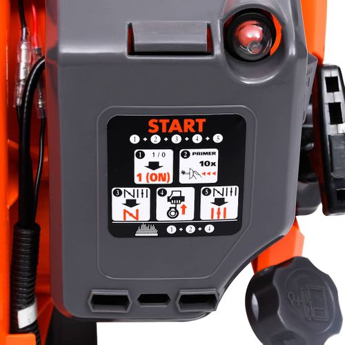 Souffleur à Feuilles à Dos à Essence 42,7 Cc 900 M³/h Orange