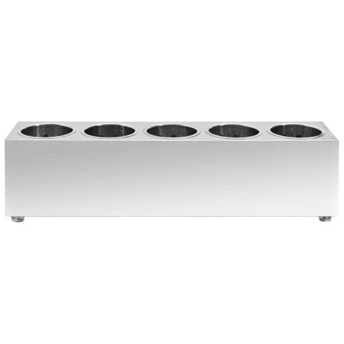 Porte-couverts 5 Grilles Rectangulaire Acier Inoxydable