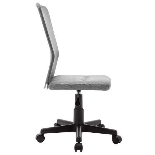 Chaise De Bureau Gris 44x52x100 Cm Tissu En Maille