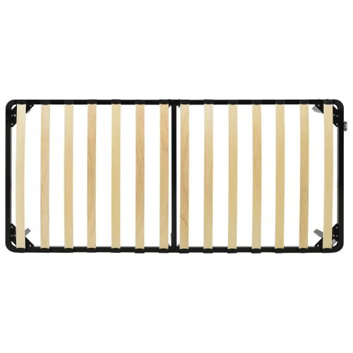 Cadre De Lit - Noir Métal 90x200 Cm