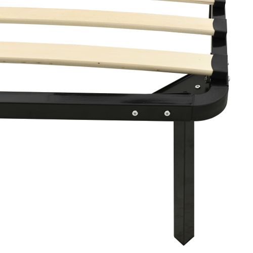 Cadre De Lit - Noir Métal 90x200 Cm