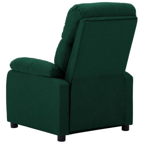 Fauteuil Inclinable Vert Foncé Tissu