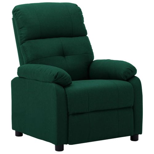 Fauteuil Inclinable Vert Foncé Tissu