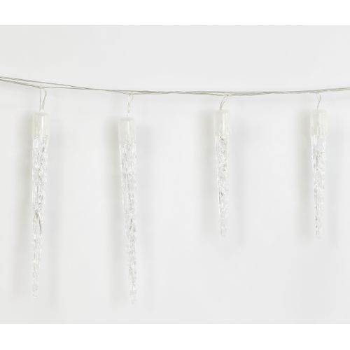Guirlande LED extérieur glaçon  Blanc froid