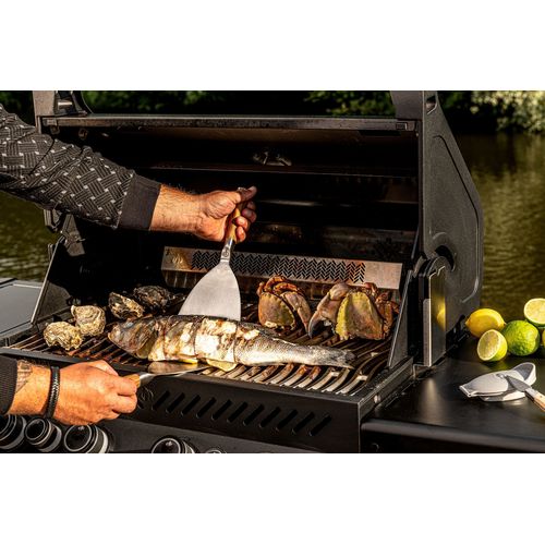 Spatule Plancha - Churrasco - Acier Inoxydable S - 34,5 X 16,5 X 4,55 Cm