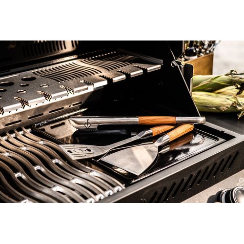 Spatule Plancha - Churrasco - Acier Inoxydable S - 34,5 X 16,5 X 4,55 Cm