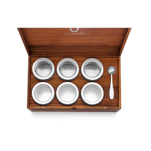 Universal - Coffret à Thé Avec 6 Boîtes à Thé Et Cuillère