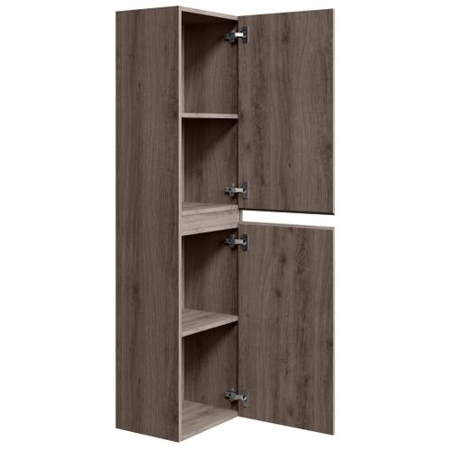 Colonne De Rangement Angela 150 Cm - Chêne Marron