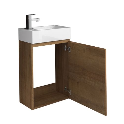 Lave-Mains Angela 40 X 22 Cm - Chêne