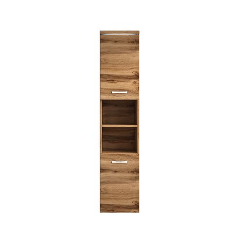 Armoire De Rangement Paso Hauteur 160 Cm Chene Meuble De Rangement Haut Placard Armoire Colonne