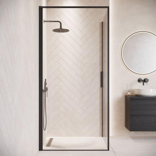 Cabine De Douche Alava   90x90cm   Badplaats   Noir   Verre De Sécurité