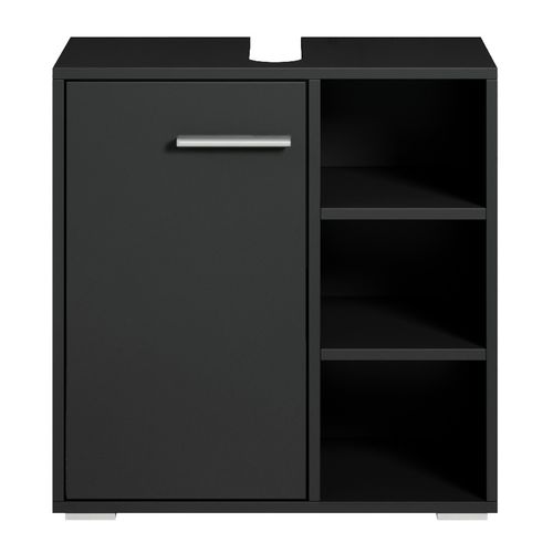 Meuble Sous-Vasque Neptunus - 60 X 28 X 60 Cm - Noir