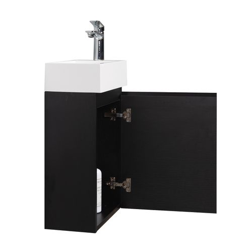 Lave-Mains Angela 40 X 22 Cm - Noir