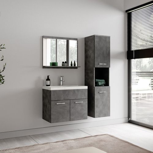 Colonne Montreal Hauteur 131 Cm Gris