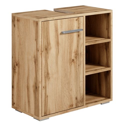 Meuble Sous-Vasque Neptunus - 60 X 28 X 60 Cm - Chêne