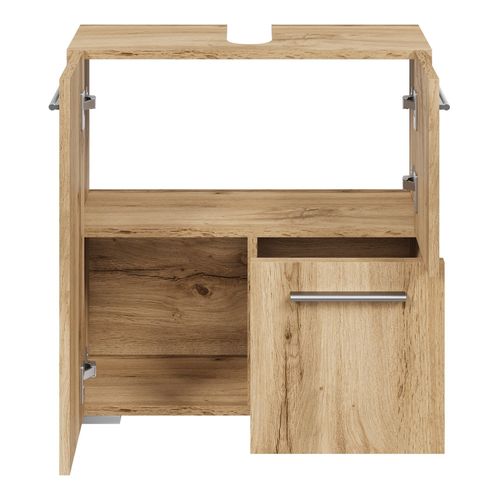 Meuble Sous-Vasque Mars - 60 X 30 X 60 Cm - Chêne