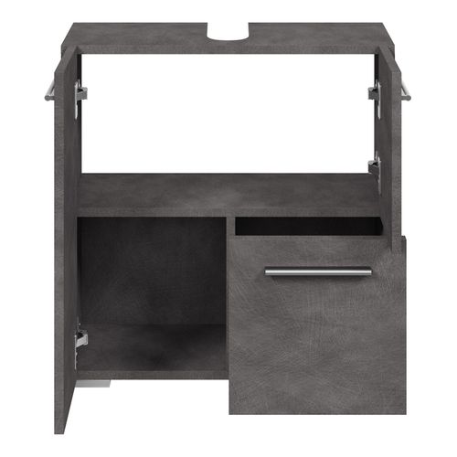 Meuble Sous-Vasque Mars - 60 X 30 X 60 Cm - Gris