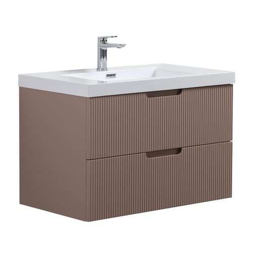 Meuble De Salle De Bain Thermis 80 Cm Lavabo Rose – Meuble Lavabo