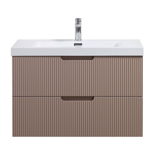 Meuble De Salle De Bain Thermis 80 Cm Lavabo Rose – Meuble Lavabo