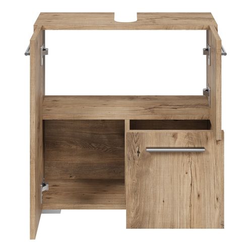 Meuble Sous-Vasque Mars - 60 X 30 X 60 Cm - Chêne Chataigner