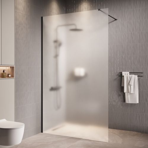 Paroi De Douche Florida - 120 X 200 Cm - Noir