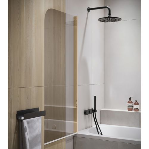 Paroi Baignoire Torino 60 X 140 Cm L'or Verre Transparent