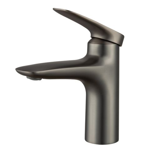 Robinet De Lavabo Nola Gris Mitigeur Avec Kit De Montage Et Tuyaux