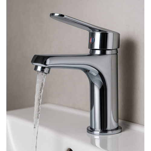 Robinet De Lavabo Nagano   Chrome   Mitigeur Avec Kit De Montage Et Tuyaux