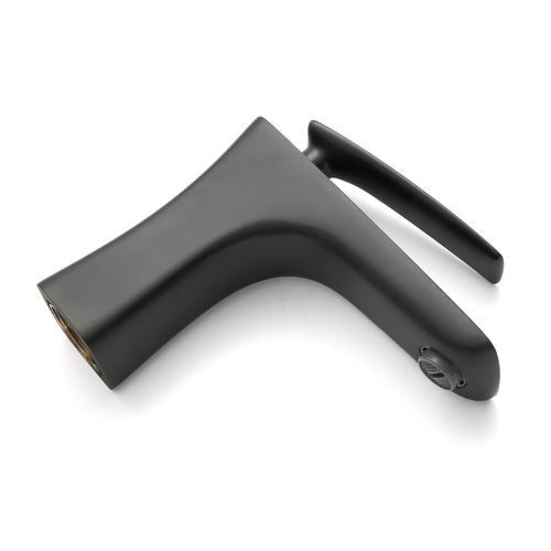 Robinet De Lavabo Pentos   Noir   Mitigeur Avec Kit De Montage Et Tuyaux