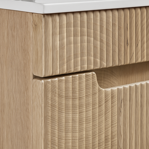 Meuble Lave-Mains Thermis 40 X 22 Cm - Chêne Clair