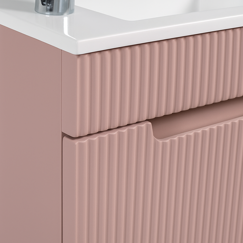 Meuble Lave-Mains Thermis 40 X 22 Cm - Rose Mat