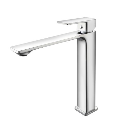 Robinet De Lavabo Leeds XL Chrome Mitigeur Avec Kit De Montage Et Tuyaux
