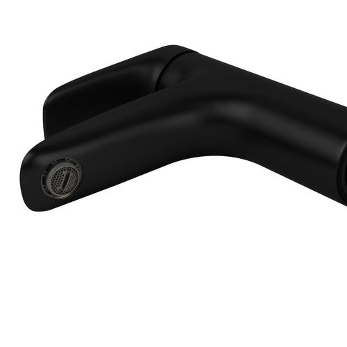 Robinet Pour Lavabo Valley   Noir   Mitigeur Avec Kit De Montage Et Tuyaux