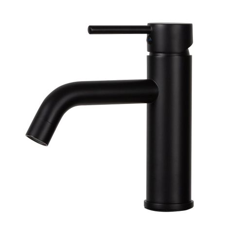 Robinet De Lavabo Everest Noir Mitigeur Avec Kit De Montage Et Tuyaux