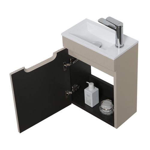 Meuble Lave Mains Thermis 40 X 22 Cm Crème